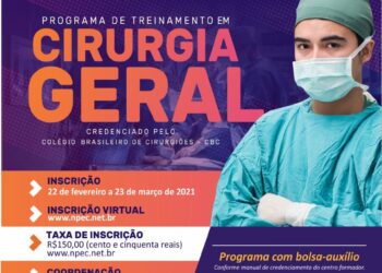 Inscrição aberta: Programa de Treinamento em Cirurgia Geral